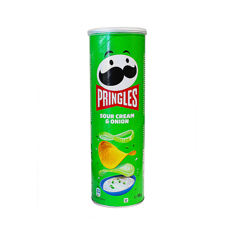 Чіпси Pringles сметана та цибуля,165 г. (101597) large popup