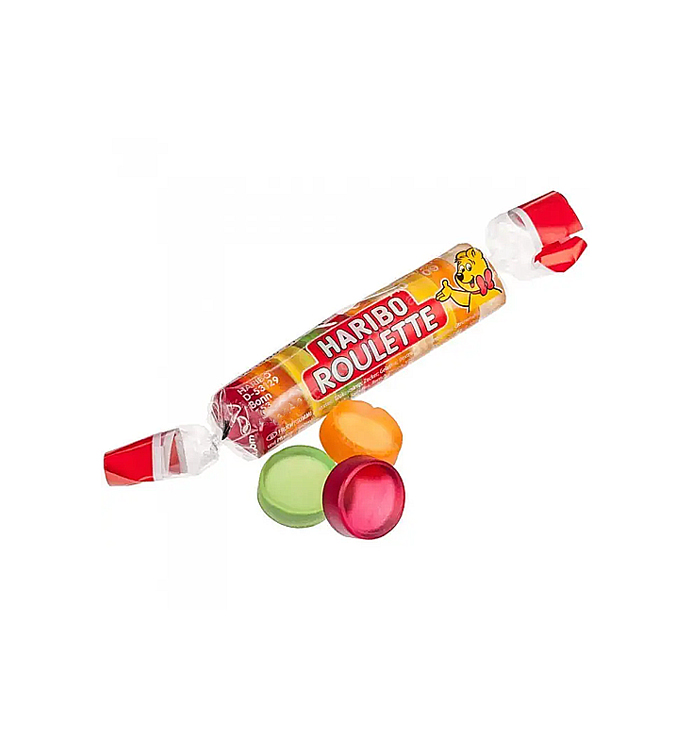 Цукерки желейні Haribo Roulette, 45 large popup