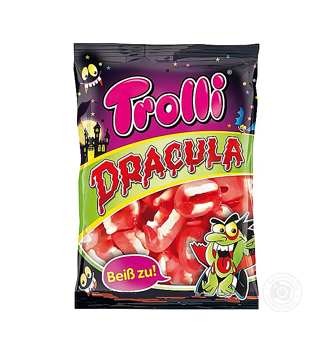 Цукерки желейні жувальні Trolli Dracula (Дракула), 200 г, Німеччина large popup