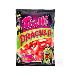 Цукерки желейні жувальні Trolli Dracula (Дракула), 200 г, Німеччина