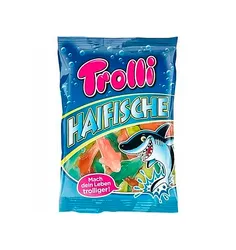 Цукерки желейні жувальні Trolli Haifische (Акули), 200 г