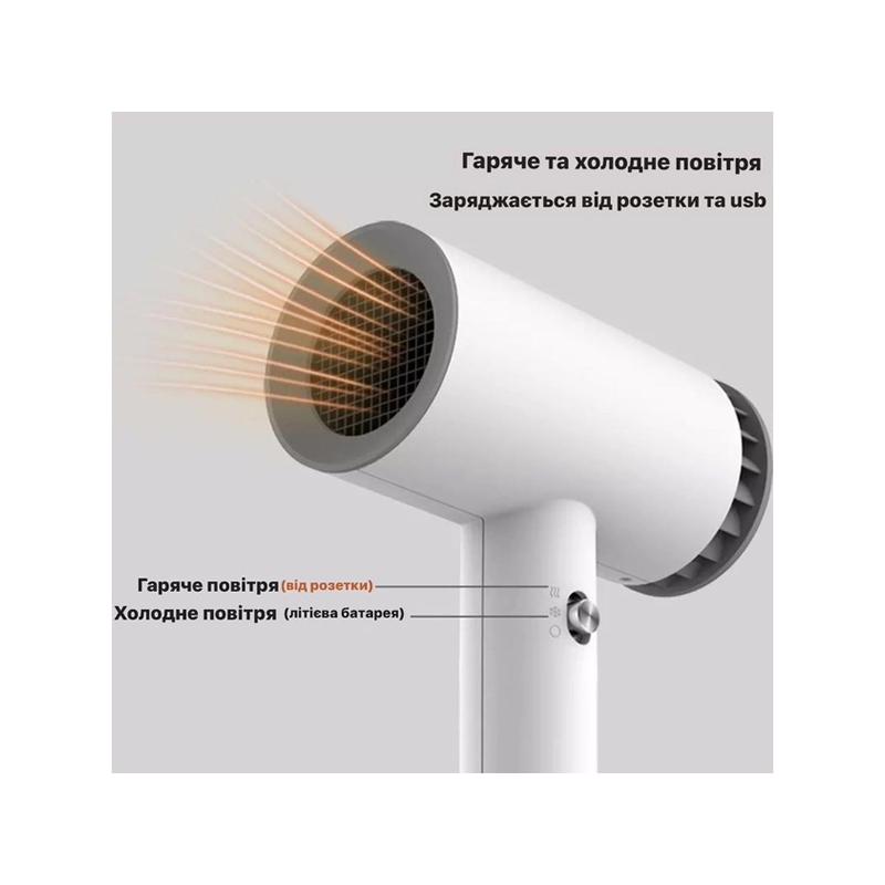 Фен Hair Dryer Smart, акумуляторний (841201) large popup