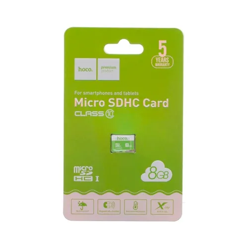 Карта пам&#039;яті Hoco MicroSD, 8GB 10 Class 75Mb/s без адаптера