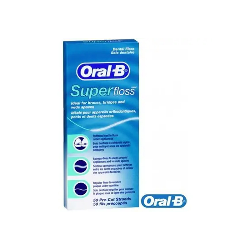 Зубна нитка Braun ORAL-B Super Floss, 50 м () large popup