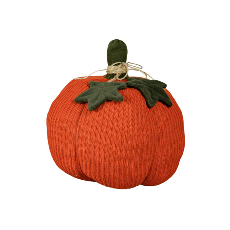 Гарбуз Big, Happy Fall, декоративний текстильний виріб,  діаметр 35 см (030787) large popup