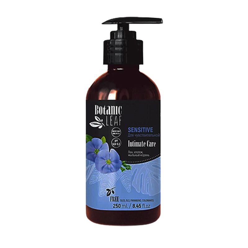 Гель для інтимної гігієни Botanic Leaf Sensetive, для чутливої шкіри, 250 мл (633066)  large popup