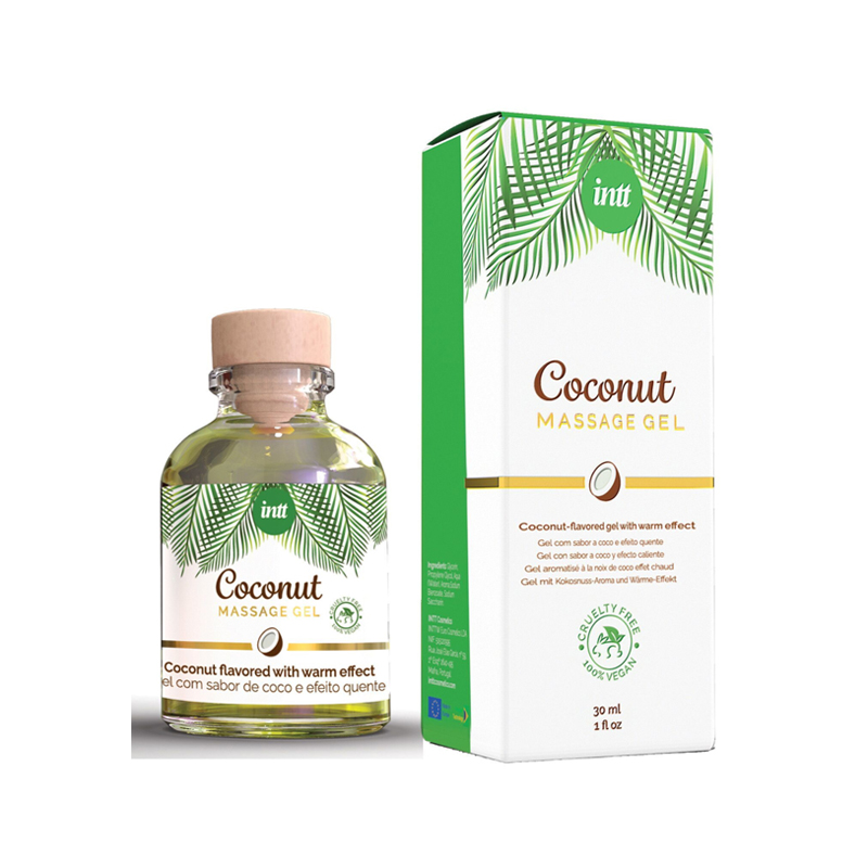 Гель масажний Intt Coconut Vegant для інтимних зон, 30 мл (412) large popup