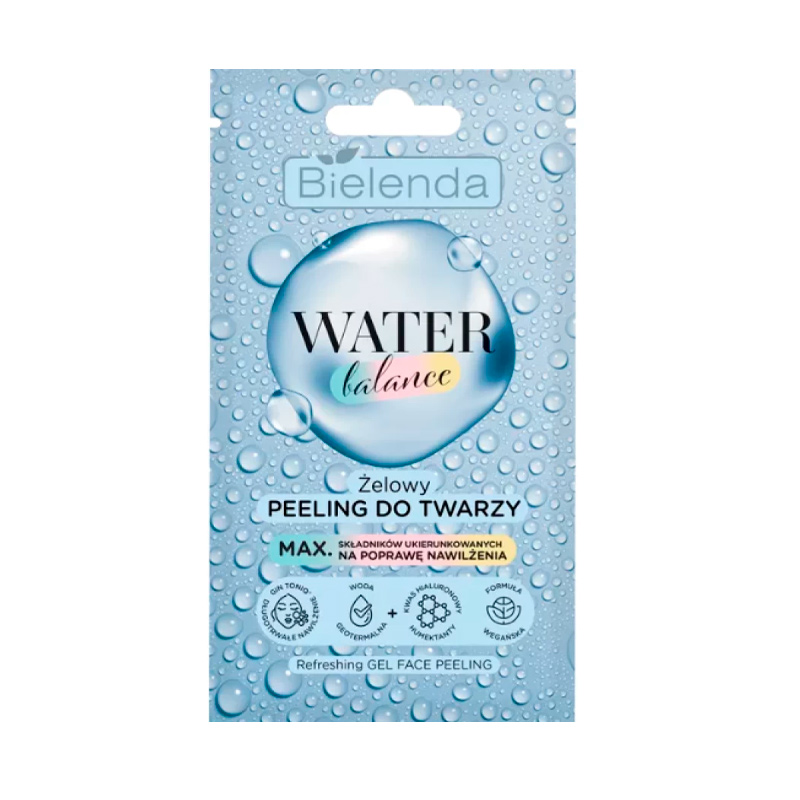 Гель-скраб Bielenda WATER BALANCE для обличчя, 7г (049386) large popup