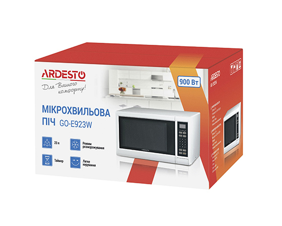 Мікрохвильова піч Ardesto GO-E923W  large popup