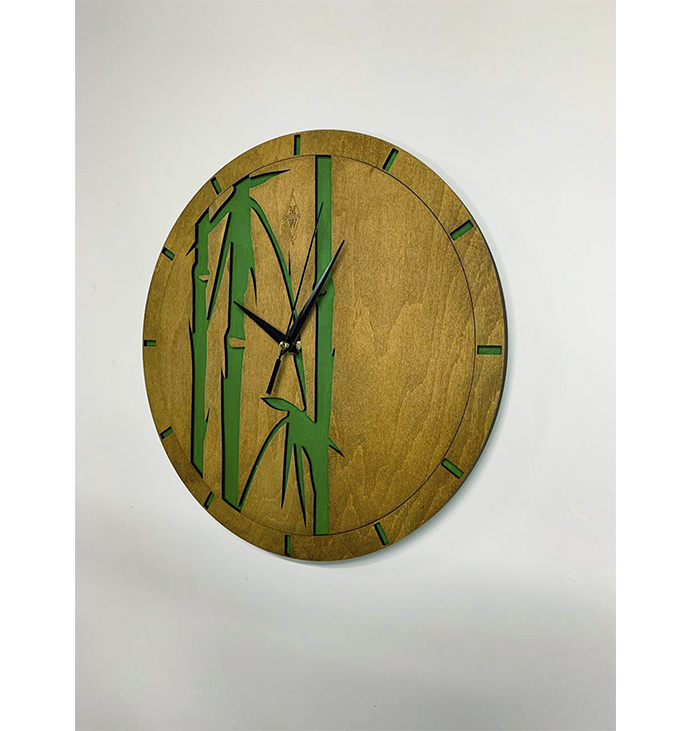 Годинник &quot;Бамбук&quot; Clock &quot;Bamboo&quot;, 30 см. large popup