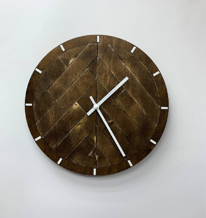 Годинник &quot;Паркет&quot; Clock &quot;Parquet&quot;, 30 см. large popup