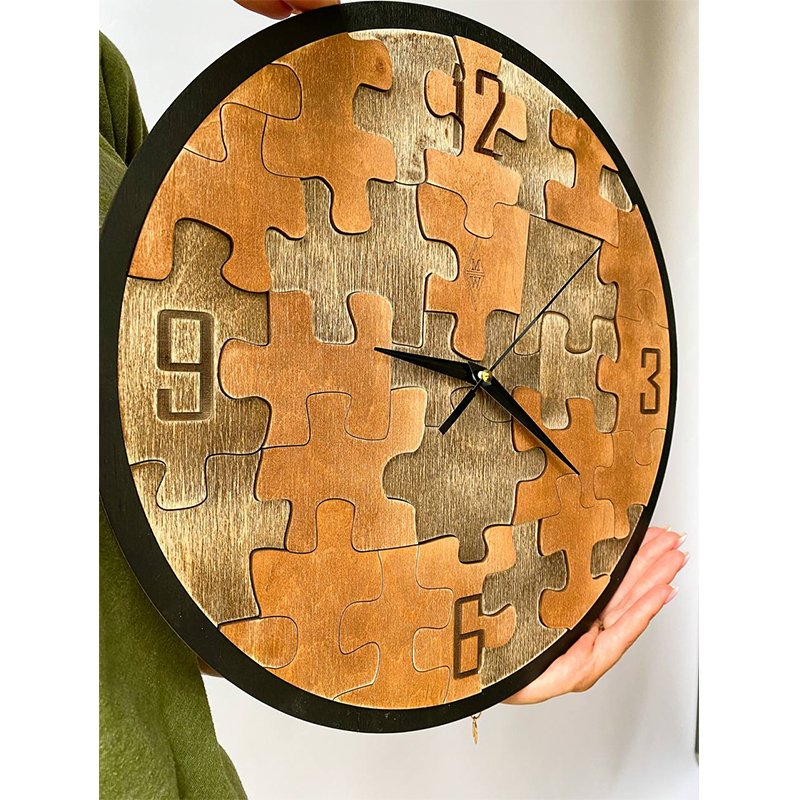 Годинник &quot;Пазл&quot; Clock &quot;Puzzle&quot;, 30 см. large popup