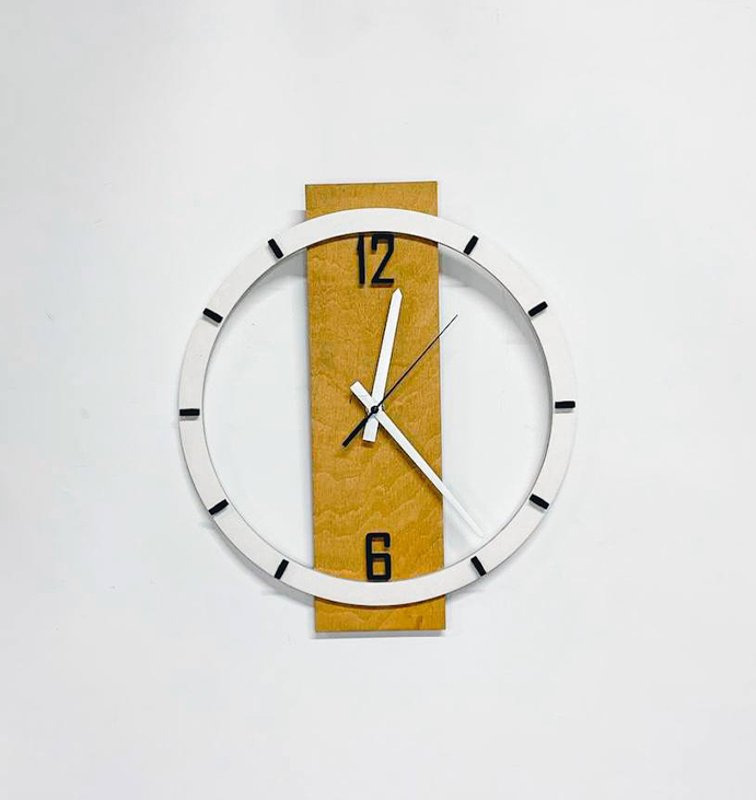 Годинник &quot;Перетин&quot; Clock &quot;Intersection&quot;, 30 см. large popup