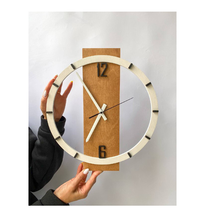 Годинник &quot;Перетин&quot; Clock &quot;Intersection&quot;, 30 см. large popup