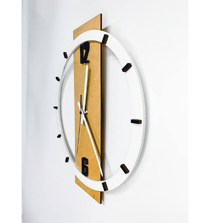 Годинник &quot;Перетин&quot; Clock &quot;Intersection&quot;, 30 см. large popup