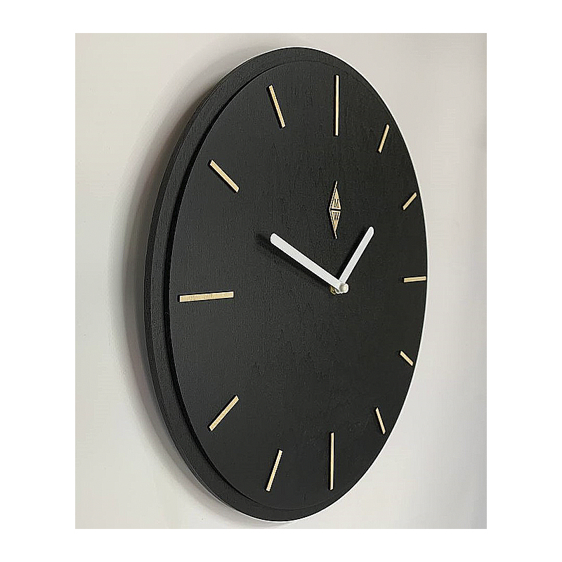 Годинник &quot;Total black&quot; Clock &quot;Total black&quot;, 30 см. large popup