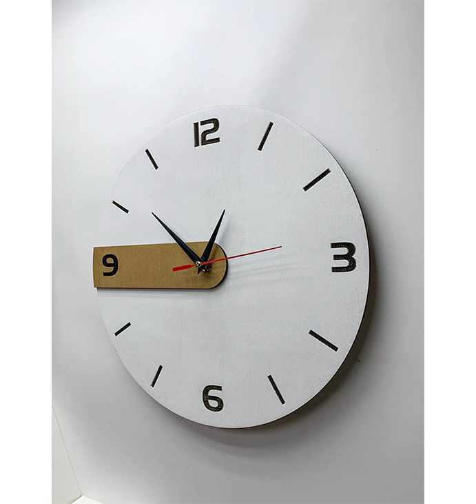 Годинник  &quot;White&quot; Clock &quot;White&quot;, 30 см. large popup