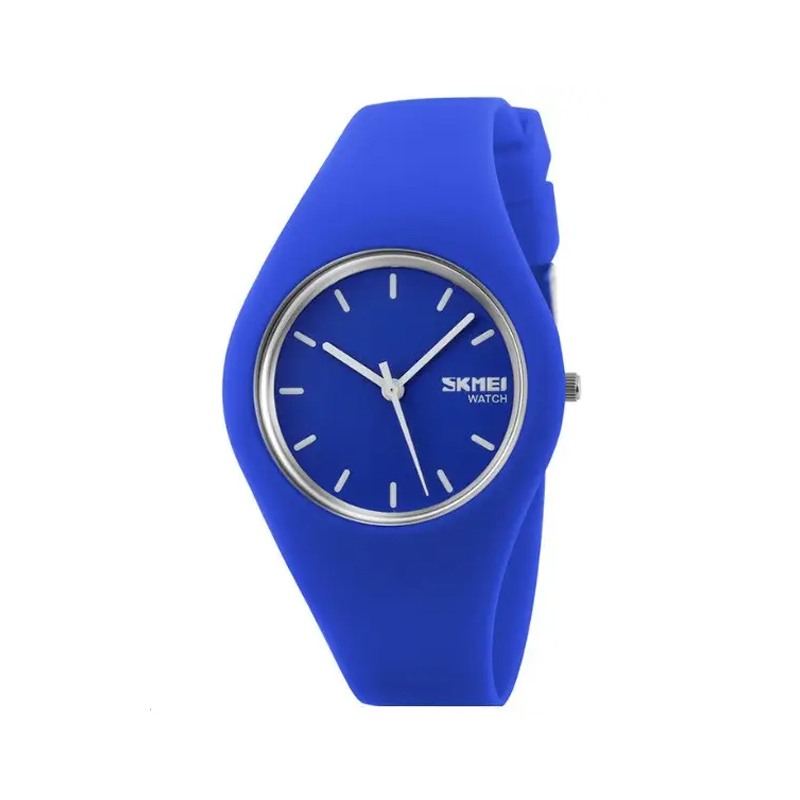 Годинник Skmei 9068 rubber темно-синій жіночий  (9068 blue) large popup