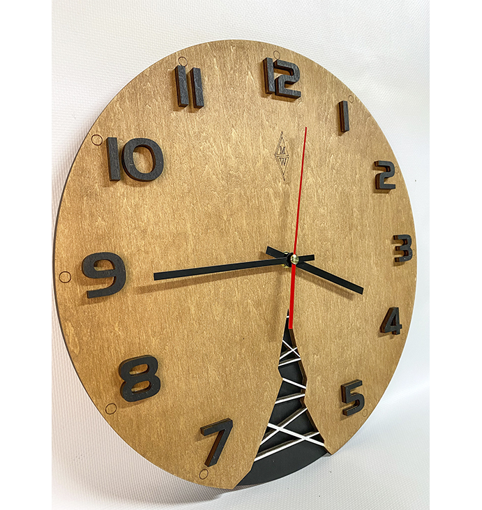 Годинник &#039;Тріщина&#039; Clock &quot;Crack&quot; , 30 см. large popup