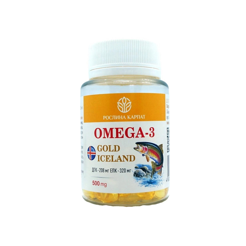 OMEGA-3 GOLD ICELAND 60крап. large popup