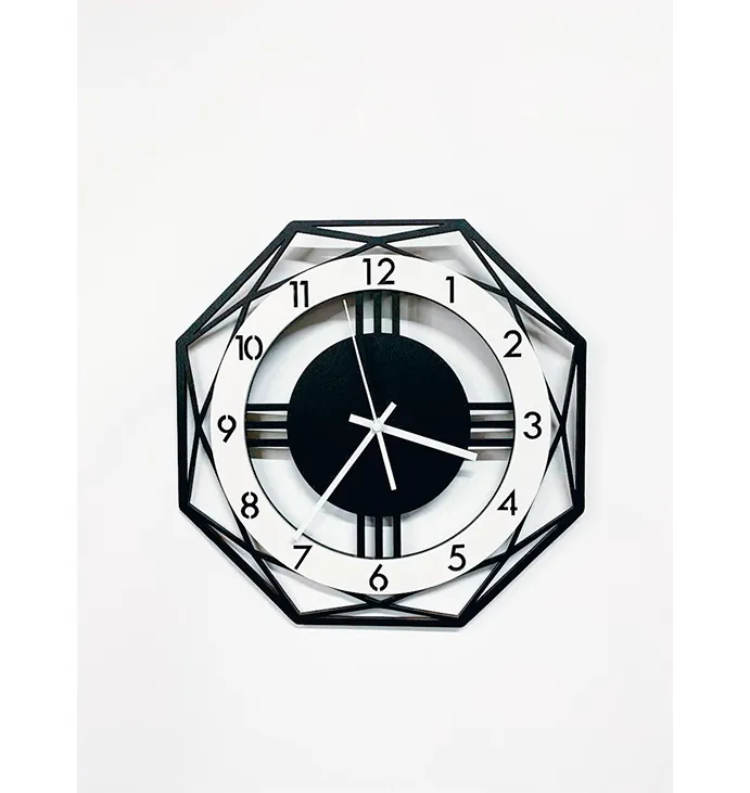 Годинник &quot;Багатокутник&quot; Clock &quot;Polygon&quot;, 30 см.