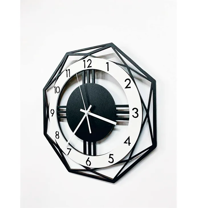 Годинник &quot;Багатокутник&quot; Clock &quot;Polygon&quot;, 30 см.