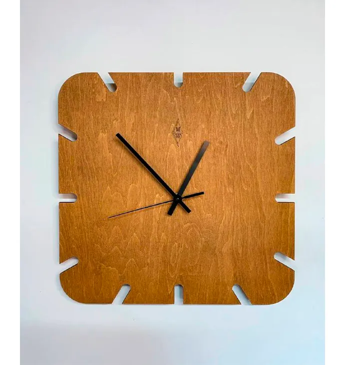 Годинник &quot;Лист&quot; Clock &quot;Leaf&quot;, 32х32 см.