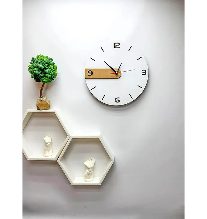 Годинник  &quot;White&quot; Clock &quot;White&quot;, 30 см.