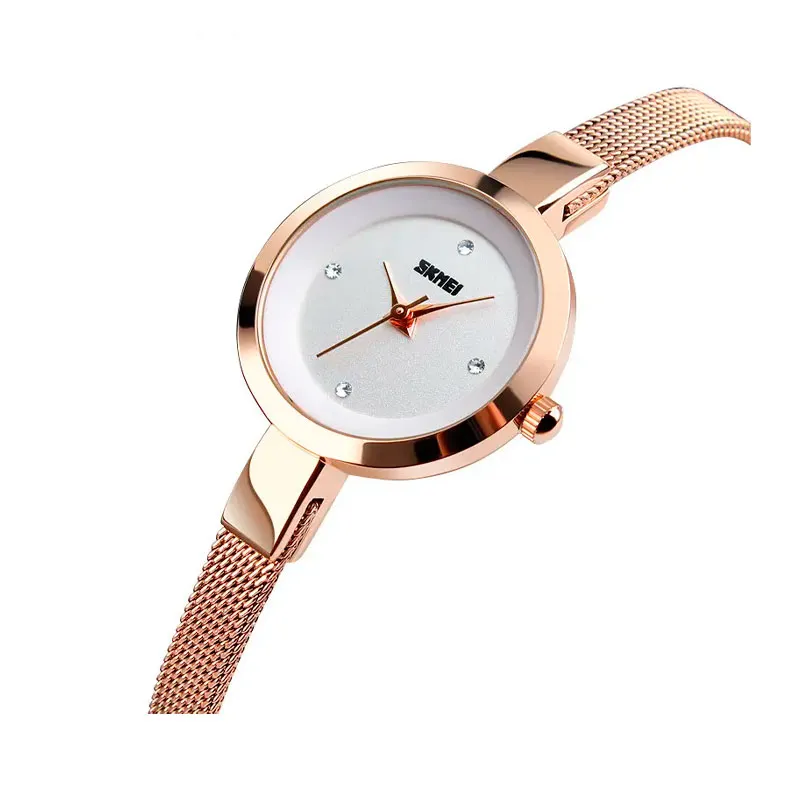 Годинник Skmei 1390 рожеве золото жіночий  (1390 rose gold)