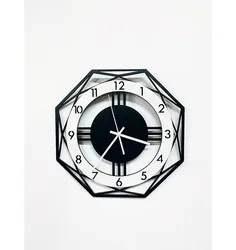 Годинник &quot;Багатокутник&quot; Clock &quot;Polygon&quot;, 30 см. thumbnail