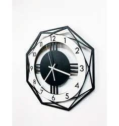 Годинник &quot;Багатокутник&quot; Clock &quot;Polygon&quot;, 30 см. thumbnail