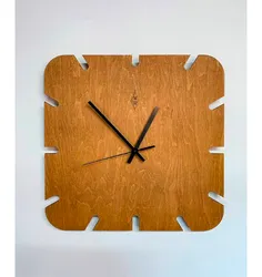 Годинник "Лист" Clock "Leaf", 32х32 см.