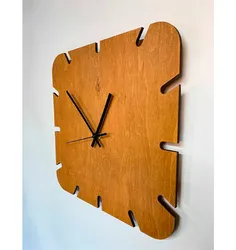 Годинник &quot;Лист&quot; Clock &quot;Leaf&quot;, 32х32 см. thumbnail