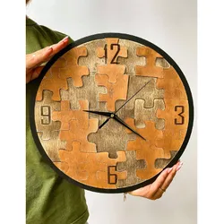 Годинник &quot;Пазл&quot; Clock &quot;Puzzle&quot;, 35 см. thumbnail mobile