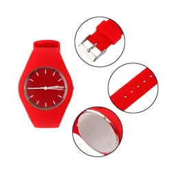 Годинник Skmei 9068 rubber червоний жіночий класичний  (9068 red) thumbnail