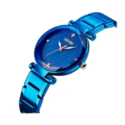 Годинник Skmei 9180 miss синій жіночий класичний  (9180 blue) thumbnail