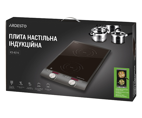 Плита електрична Ardesto ICS-B216 індукційна large popup