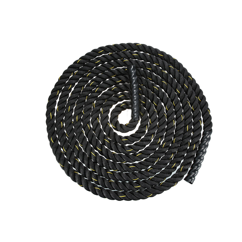 Канат для кросфіту EasyFit Battle Rope 15 м чорний (EF-KBR15) МП large popup