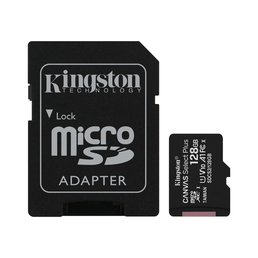 Карта пам&#039;яті Kingston Canvas Select Plus, microSDHC, 128Gb, без адаптера (SDCS2/ 128GBSP) large popup