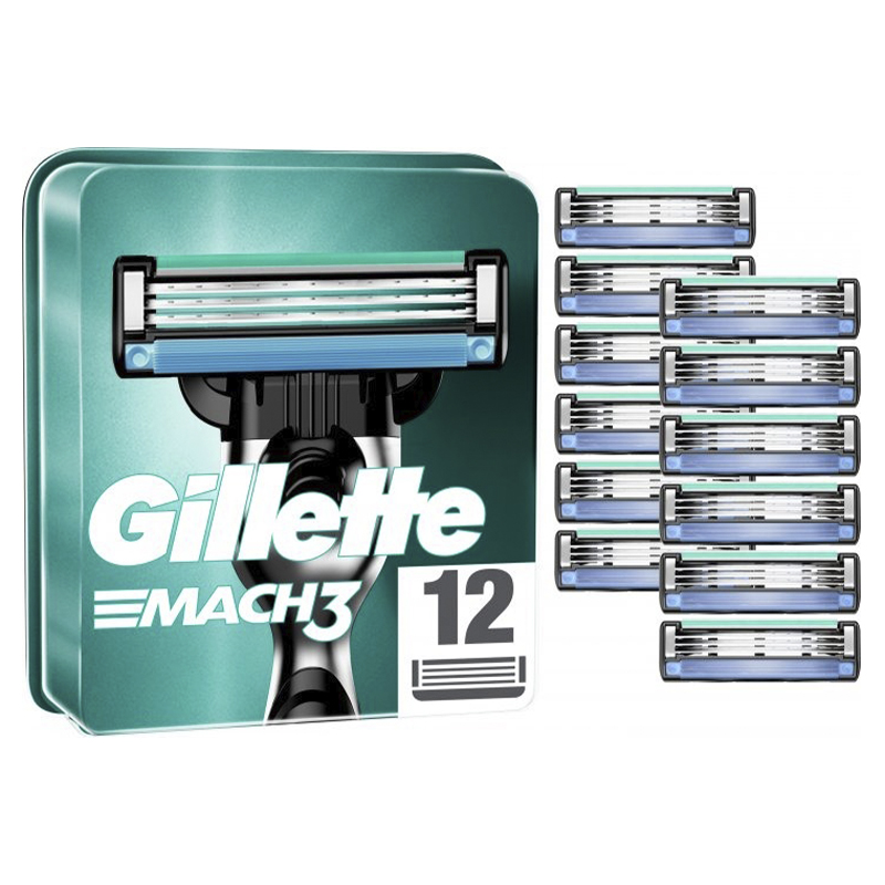 Картриджі для гоління чоловічі Gillette Mach3, 1шт large popup