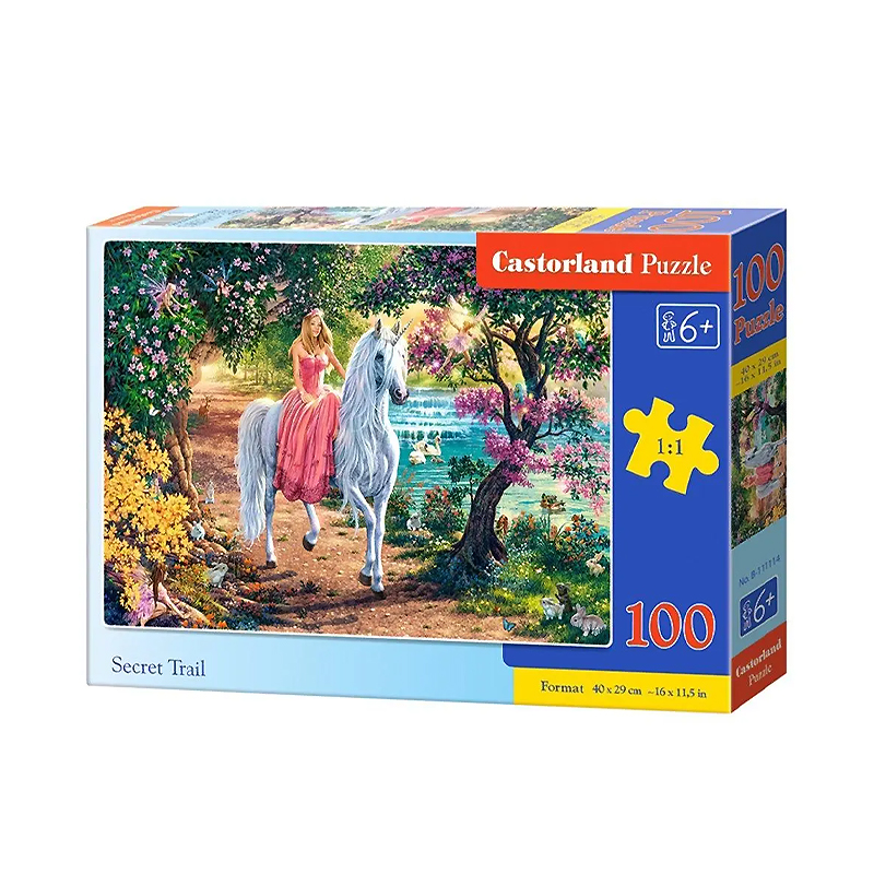 Кастор пазли 100 &#039;Таємна стежка&#039; 40*29см  (B-111114) large popup