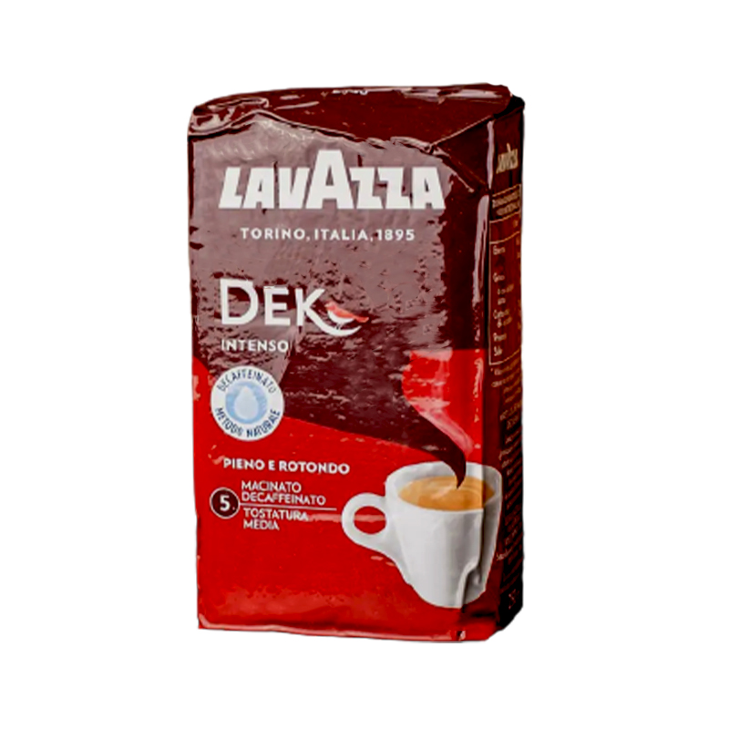 Італійська кава без кофеїну Lavazza Decaffeinato Gusto Intenso, 250г для турки, кавомашини, кавоварк large popup