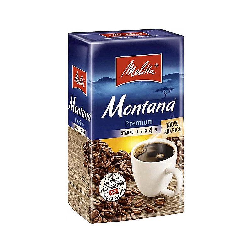 Кава мелена Melitta Montana в пачці 500 грам, німецька кава преміум класу large popup