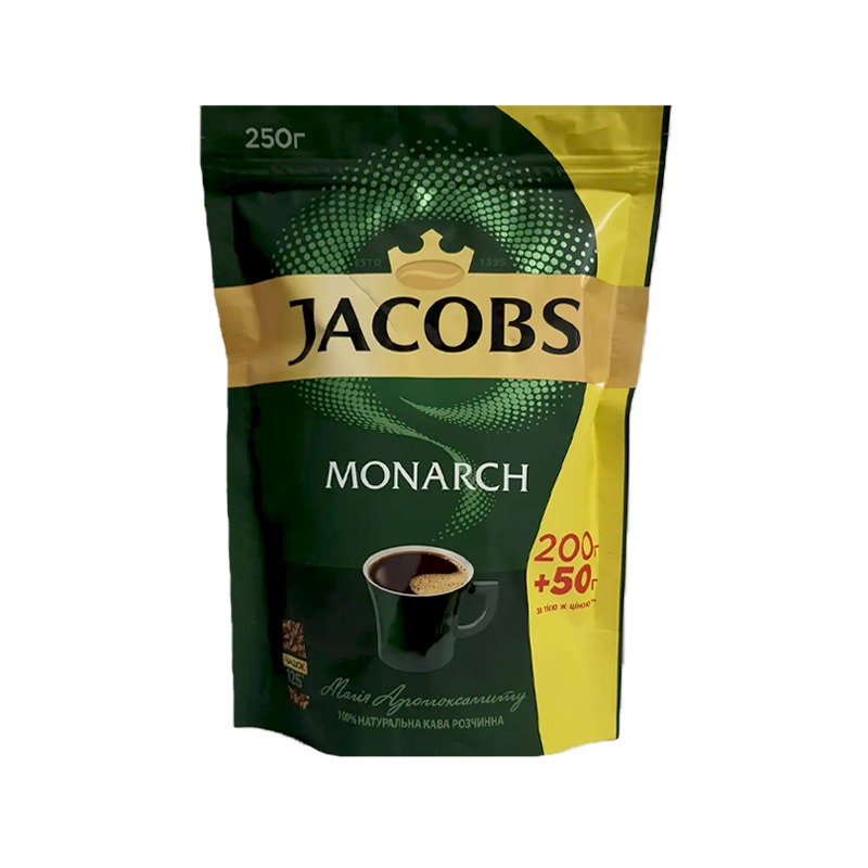 Кава розчинна Jacobs Монарх, 250 г. large popup