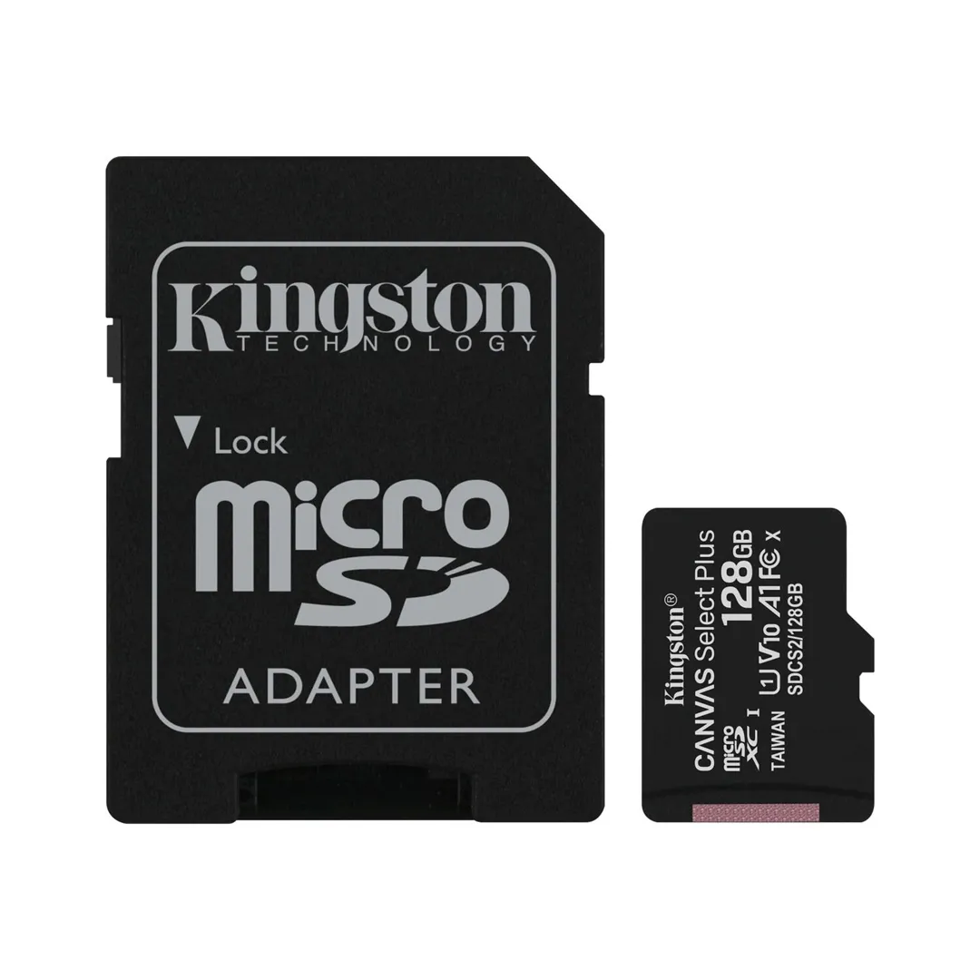 Карта пам&#039;яті Kingston Canvas Select Plus, microSDHC, 128Gb, без адаптера (SDCS2/ 128GBSP)