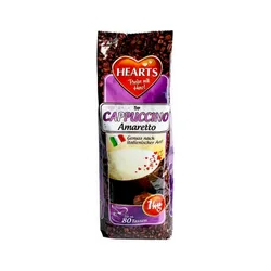 Кава розчинна Hearts Capuccino Amaretto капучіно амаретто, 1 кг.