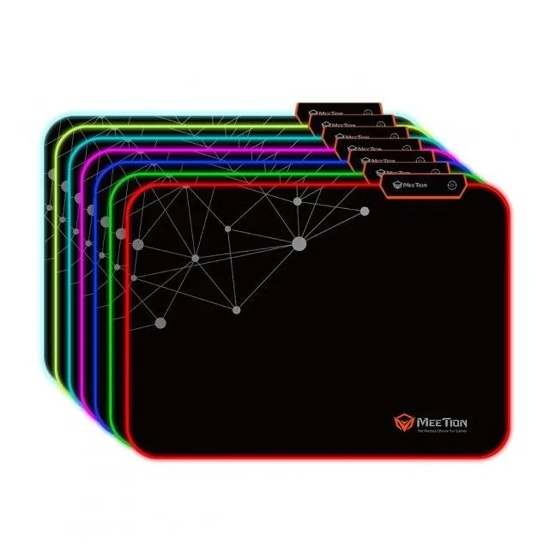 Килимок для миши Meetion MT-PD120 LED з RGB-підсвічуванням, 355*265*4 мм