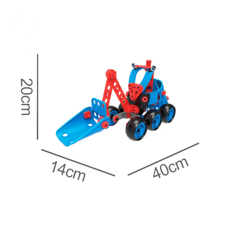 Конструктор Build&amp;Play 6 в 1 Потяг 134 ел. (J-7757) large popup