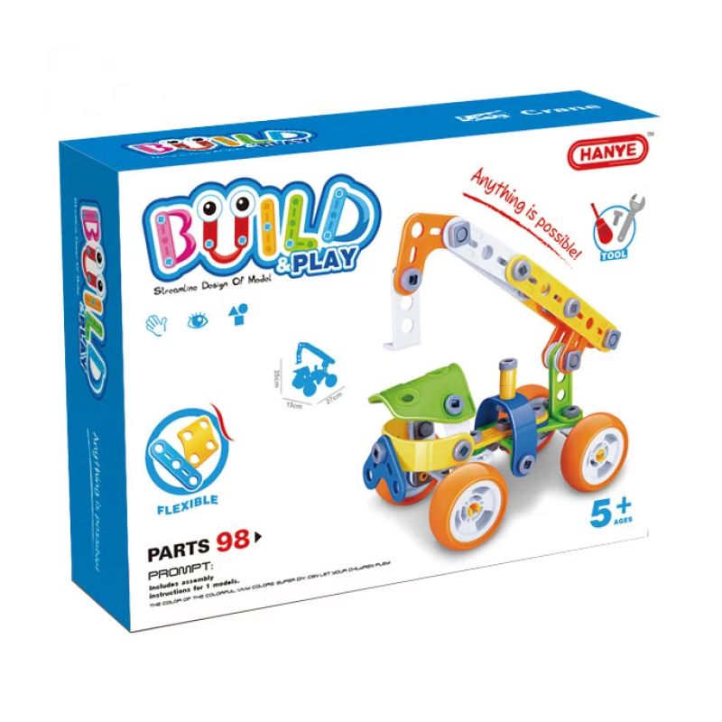 Конструктор Build&amp;Play Автокран 98 ел. (J-7702) large popup