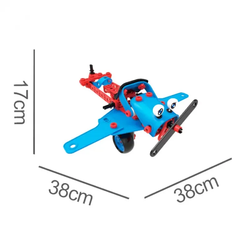 Конструктор Build&amp;Play 6 в 1 Потяг 134 ел. (J-7757)